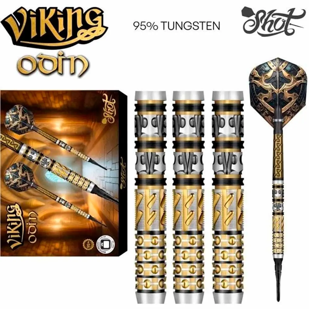 Dardos Shot Darts Viking Odin SH- 95% Tungsteno 20g Profesionales vista 5