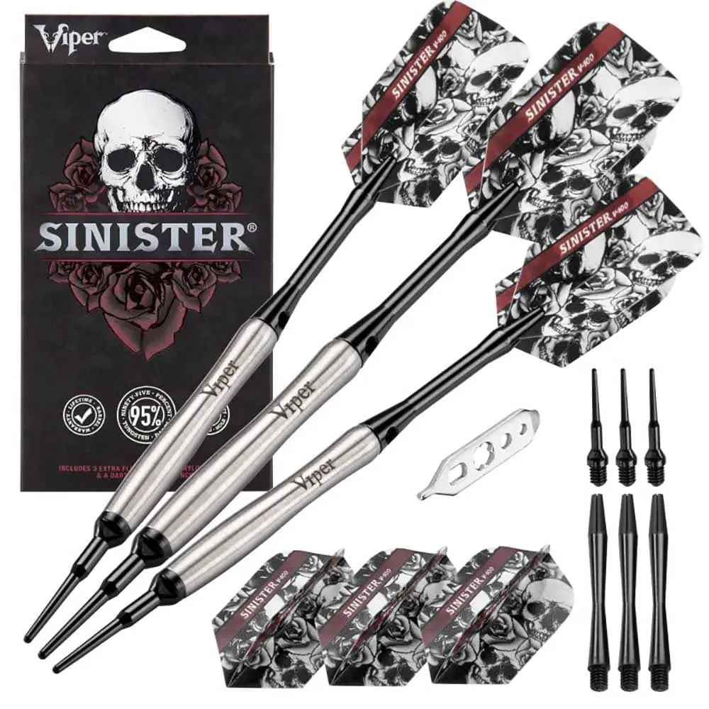 Dardos Viper Darts Sinister 21--18 95% Tungsteno Profesionales