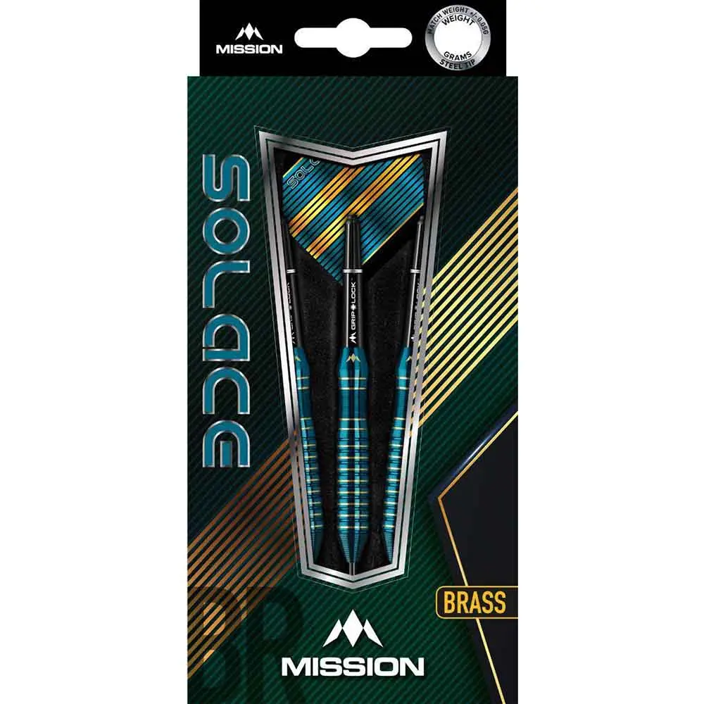 Dardos Solace M1 Mission Laton Verde 24g Punta AceroD1580 vista 4