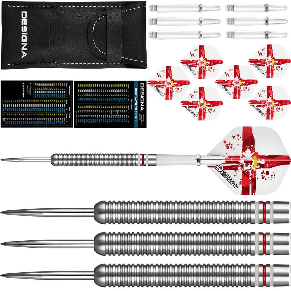 Dardos Designa Patriot X Darts Irlanda del Norte 90% 24gD0732 vista 2