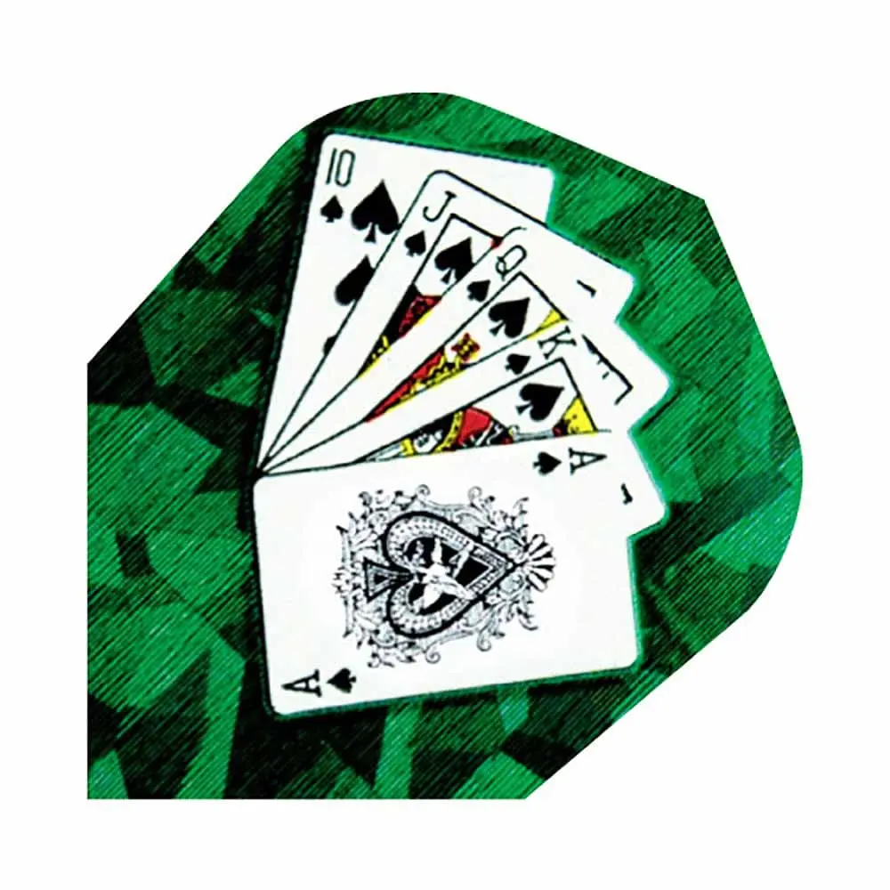 Plumas Harrows Darts Hologram Standard Cartas Poker1604. vista 3