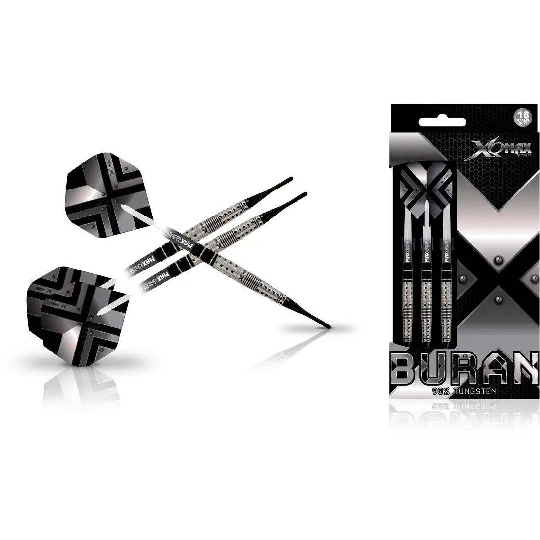 XQmax Sports Dardos Buran Q 90% Tungsteno 18g Profesionales vista 3