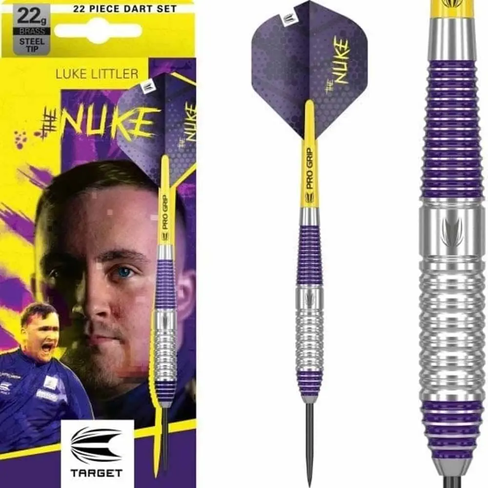 Dardos Target Darts Luke Littler Loadout Laton 22g vista 4