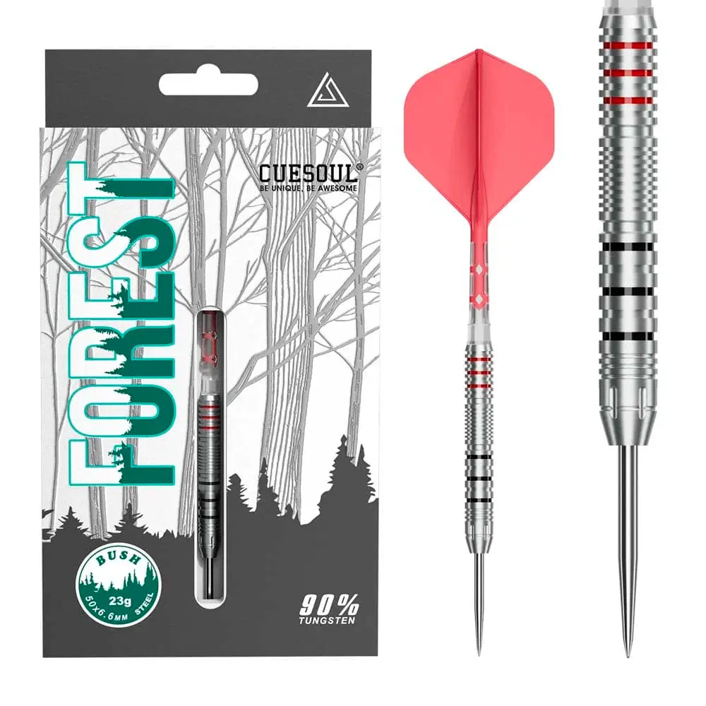 Dardos Cuesoul Forest Bush Steel Tip 90% 23gCSFS-90Y23KSLC