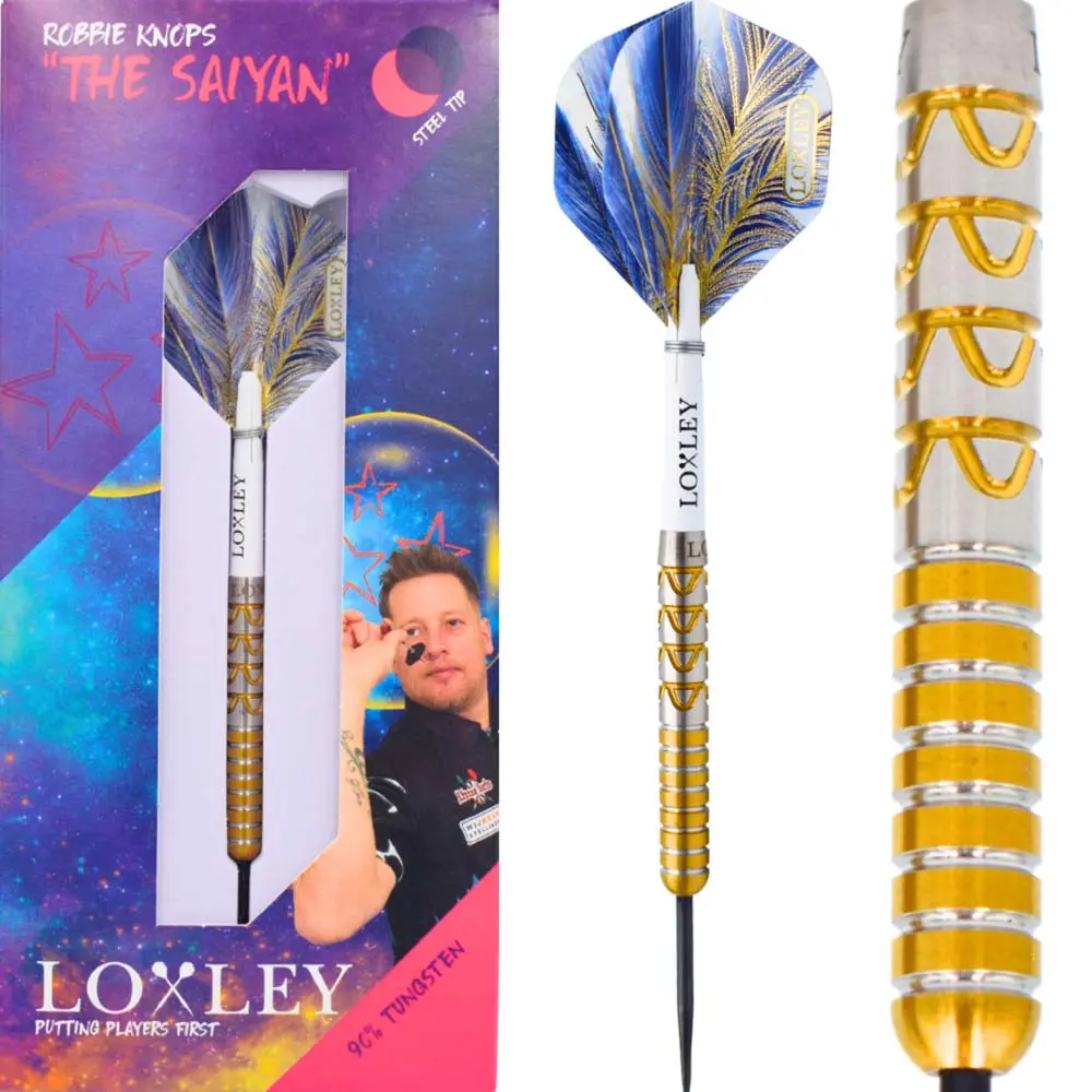 Dardos Loxley Darts Robbie Knops The Saiyan 90% 22g Punta Acero