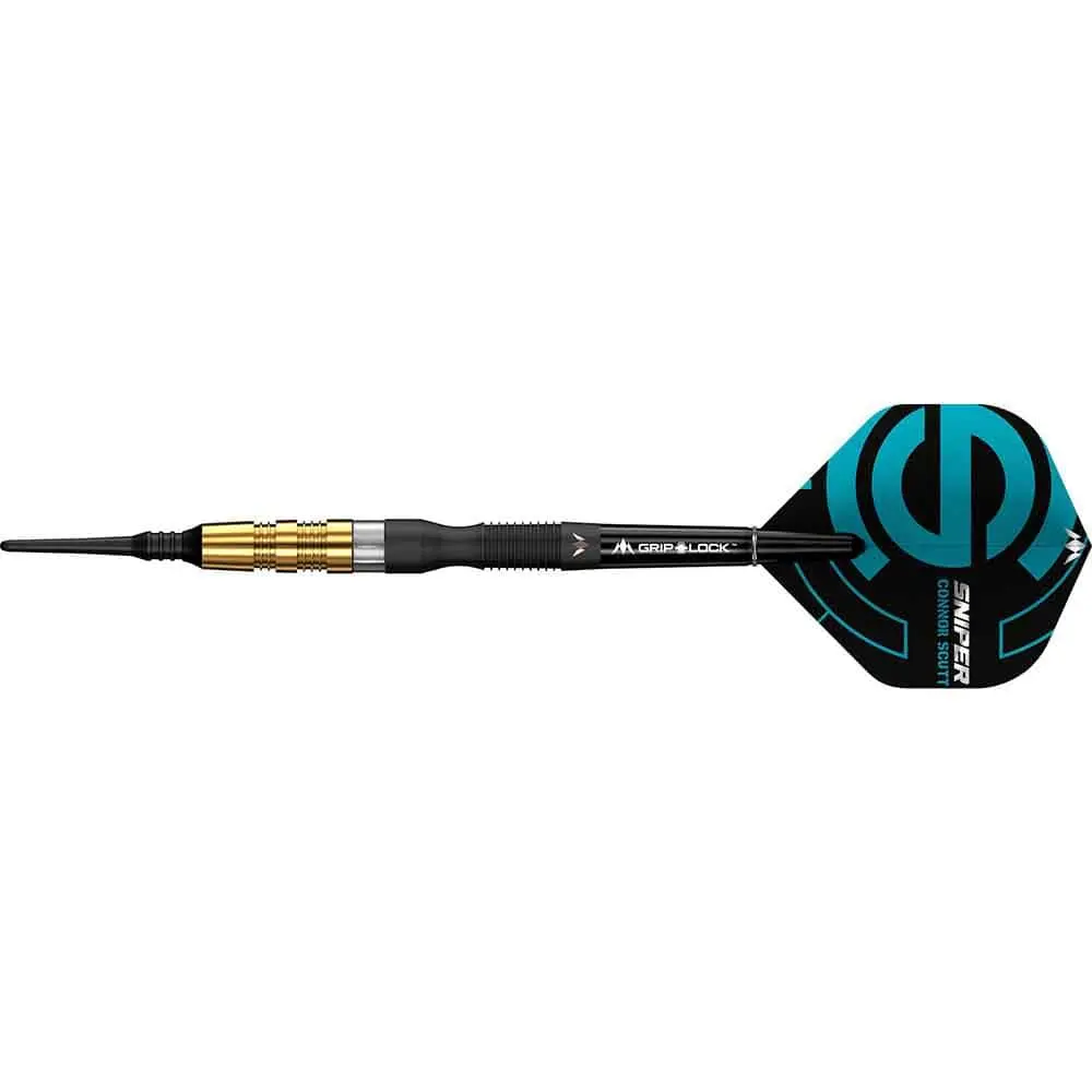 Dardos Mission Connor Scutt Sniper Nego Dorado 95% Tungsteno 20g Profesionales vista 2