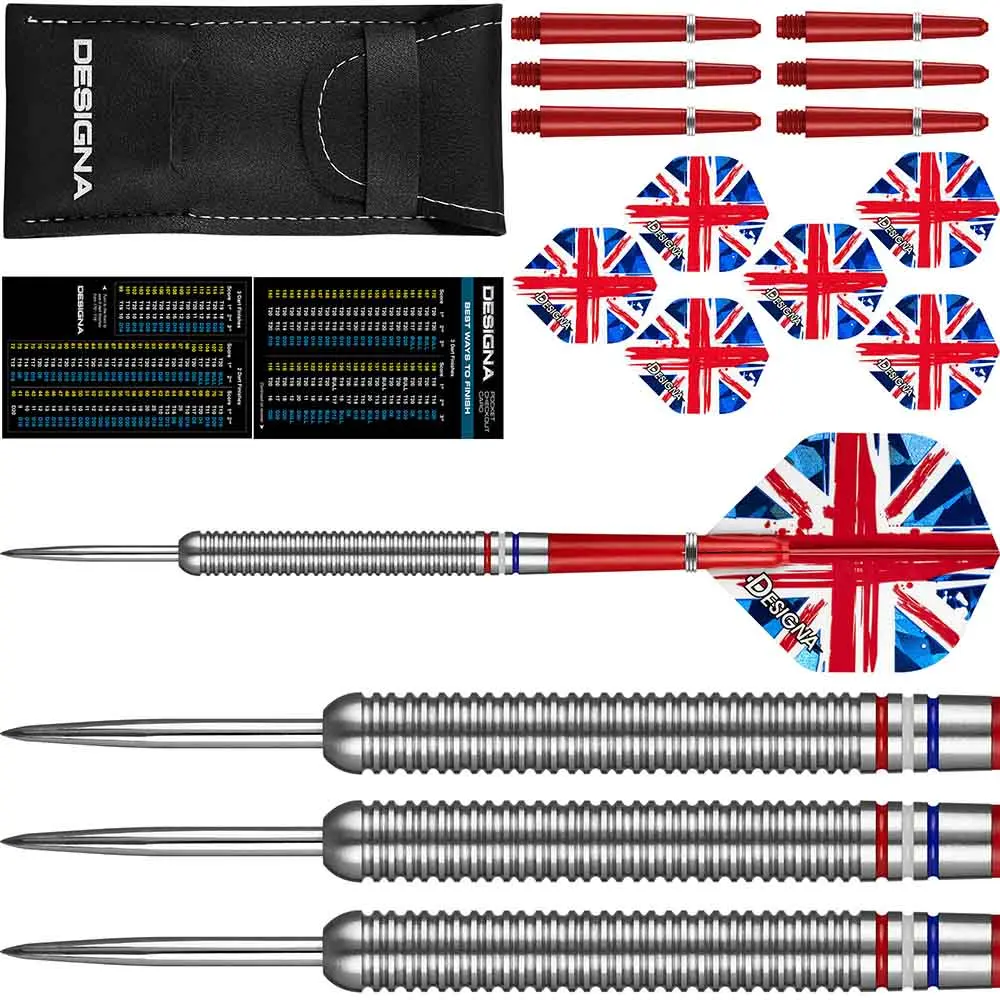 Dardos Designa Patriot X Darts Gran Bretaña 90% 22gD0747 vista 2