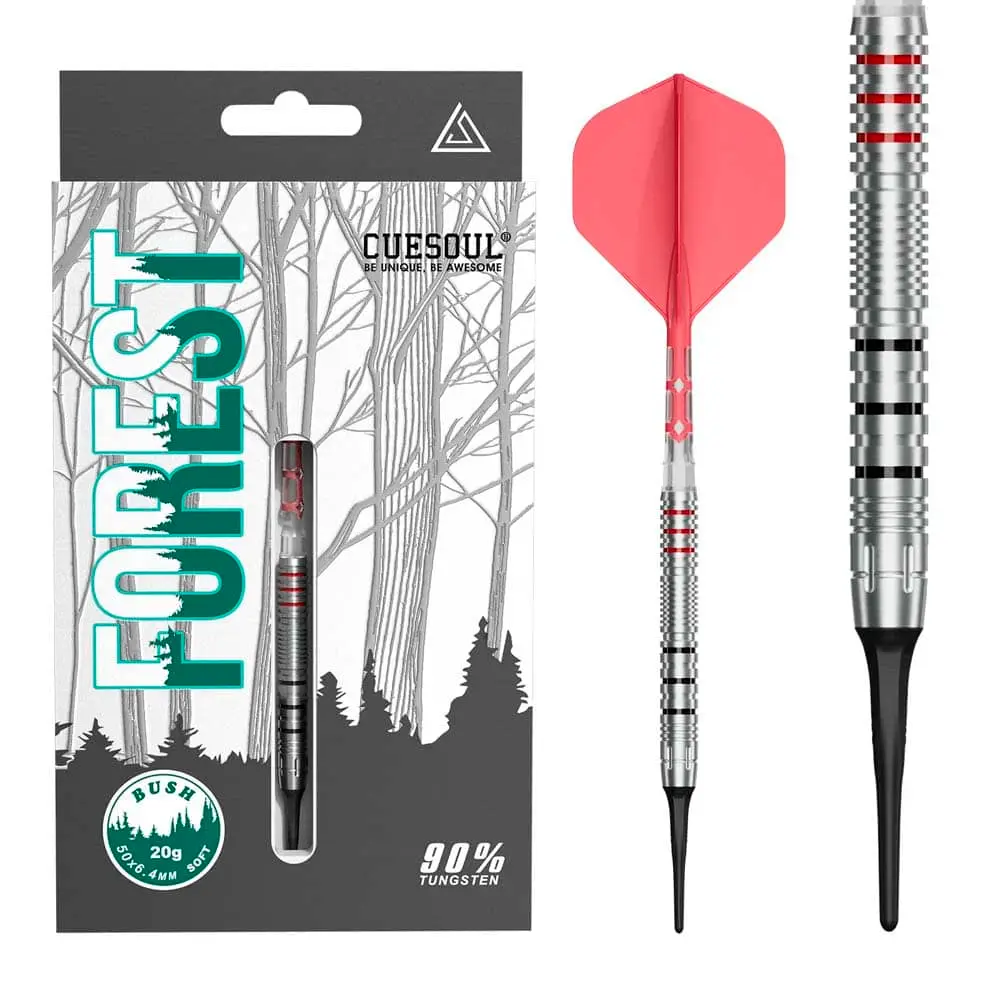 Dardos Cuesoul Forest Bush 90% Tungsteno 20g Profesionales