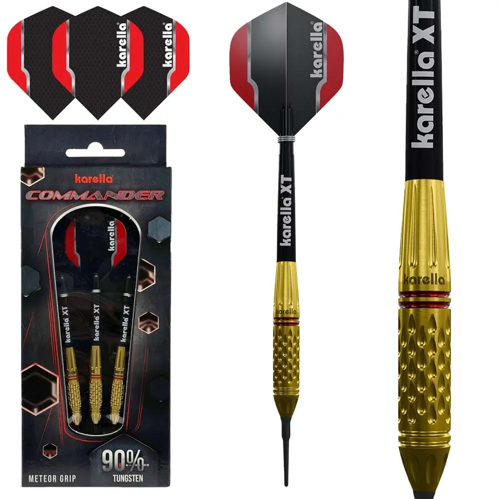 Dardos Karella Commander 04 90% Tungsteno 18g Profesionales vista 2
