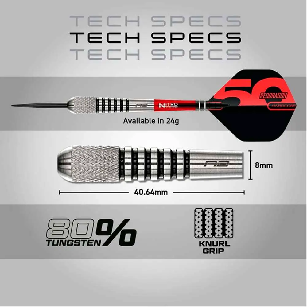 Dardos Red Dragon Flightmaster Torpedo 2 80% 24g vista 5
