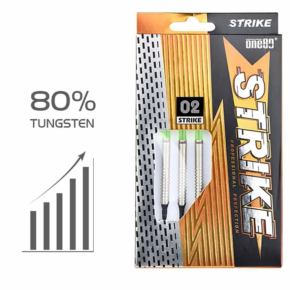 Dardos One80 Strike 02 80% Tungsteno 18g Alto Rendimiento vista 4
