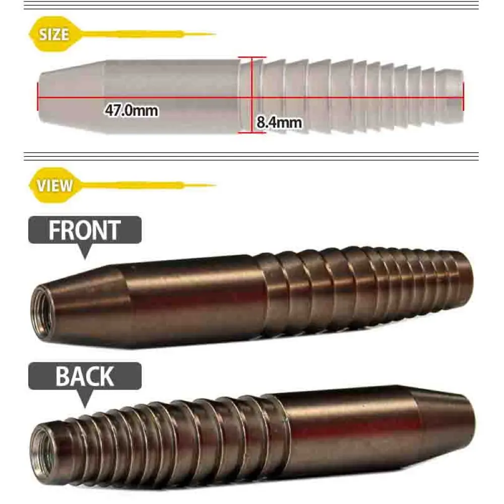 Dardos Dynasty Darts Rock Latón 15.2g Iniciación vista 2