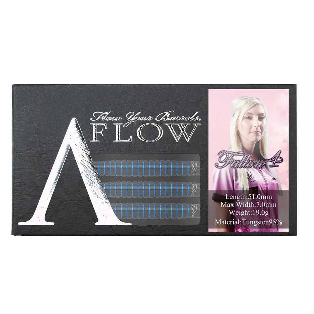 Dardos Dynasty Darts A-Flow Black Line Fallon Type X 4 MG 95% Tungsteno 19g Profesionales vista 3