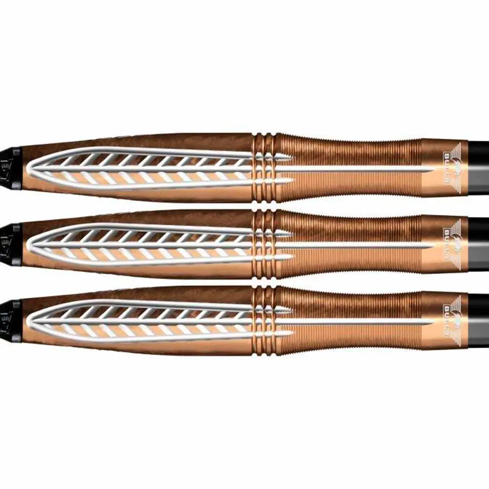 Dardos Bulls Darts Bronzo Flux P.Plastico 90% Tungsteno 18g Profesionales vista 4