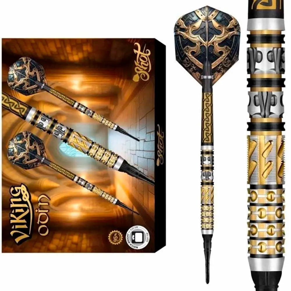 Dardos Shot Darts Viking Odin SH- 95% Tungsteno 20g Profesionales vista 6