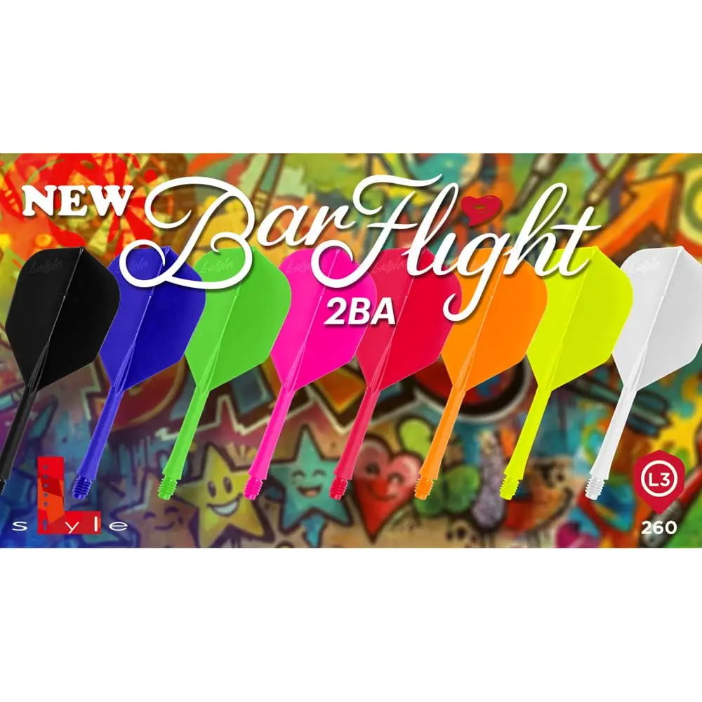 Plumas L-Style BarFlight L3 Shape Blanco 2ba vista 4
