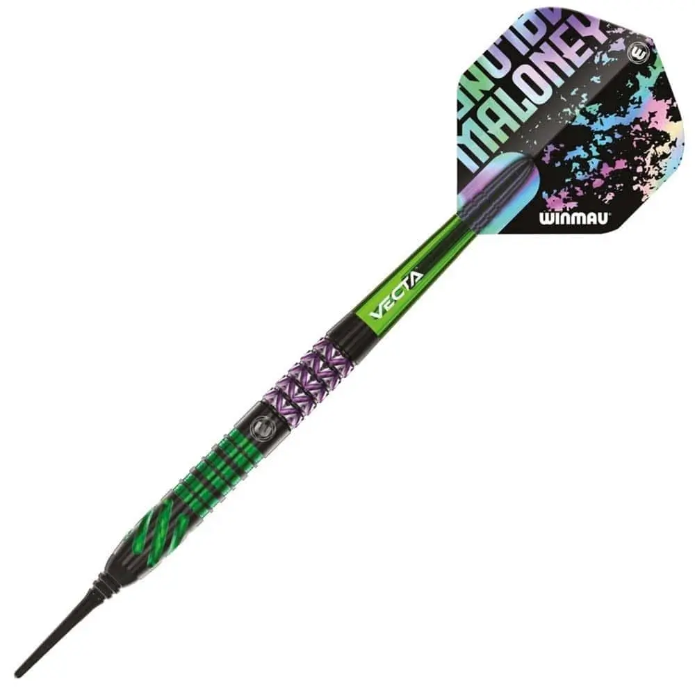 Dardos Winmau Mike Maloney 18 90% Tungsteno 18g Profesionales vista 2