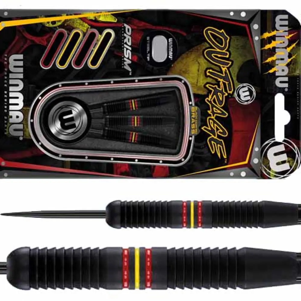 Dardos Winmau Darts Outrage 22g Brass Black1231.22 vista 3