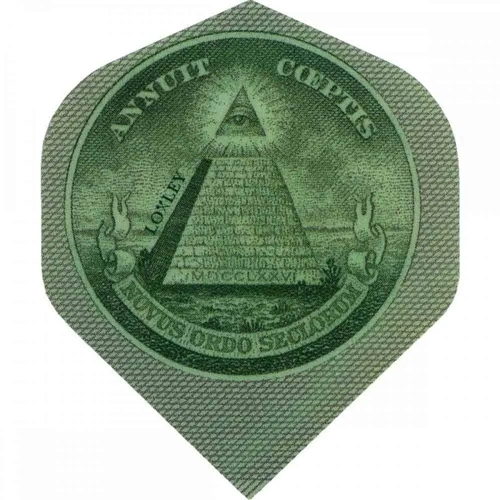Plumas Loxley Darts Piramide Verde Estandar no2