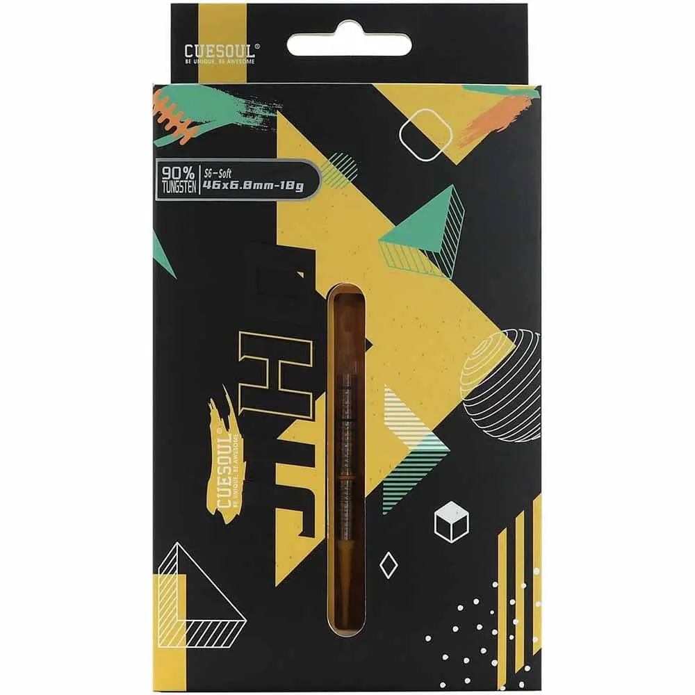 Dardos Cuesoul Jiho S6 Soft tip 90% Tungsteno 18g Profesionales vista 3