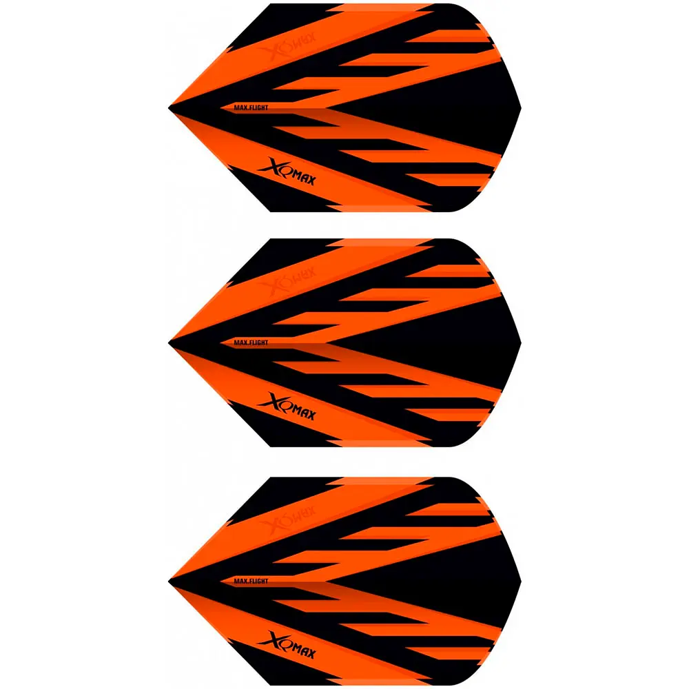 Plumas Flights XQMax Darts Slim Orange vista 3