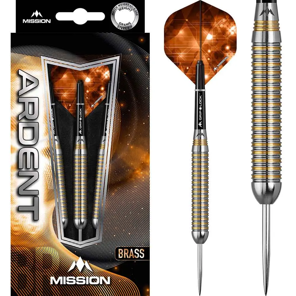 Dardos Ardent M1 Mission Darts Laton 23g Punta AceroD5413 vista 3