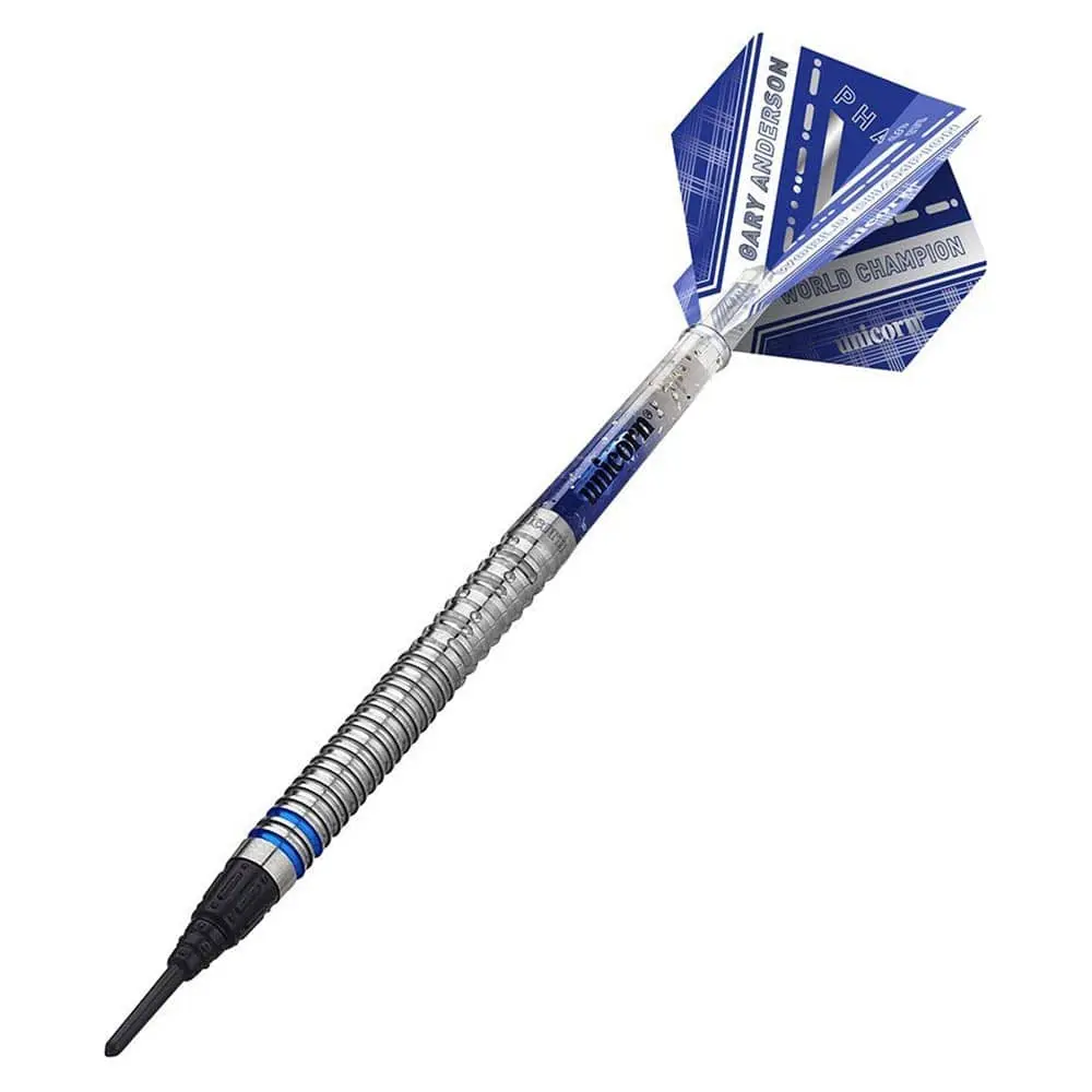 Dardos Unicorn W.C. Gary Anderson Phase 5 70% Tungsteno 18g vista 2