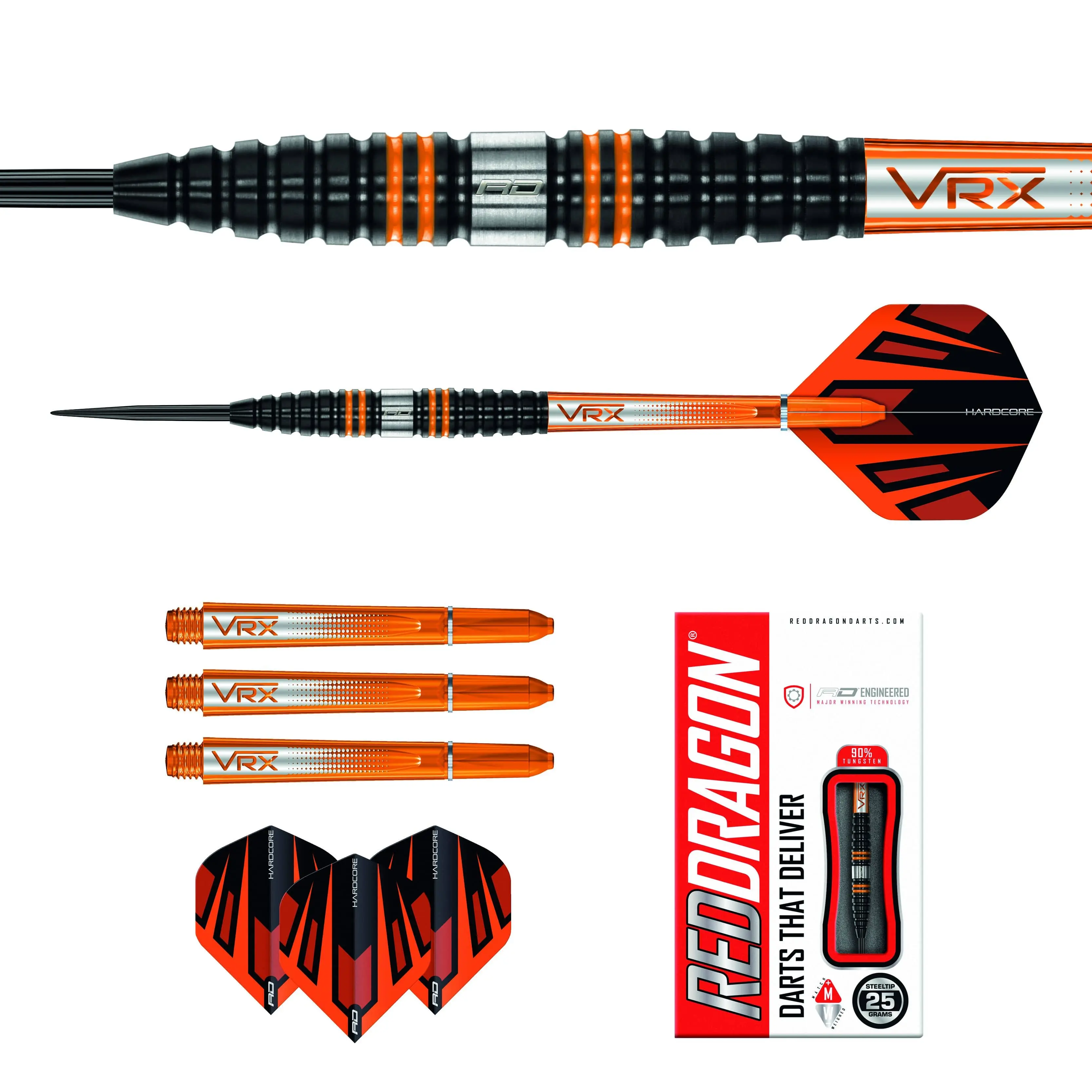 Dardos Red Dragon Amberjack Pro 2 90% 25g vista 6