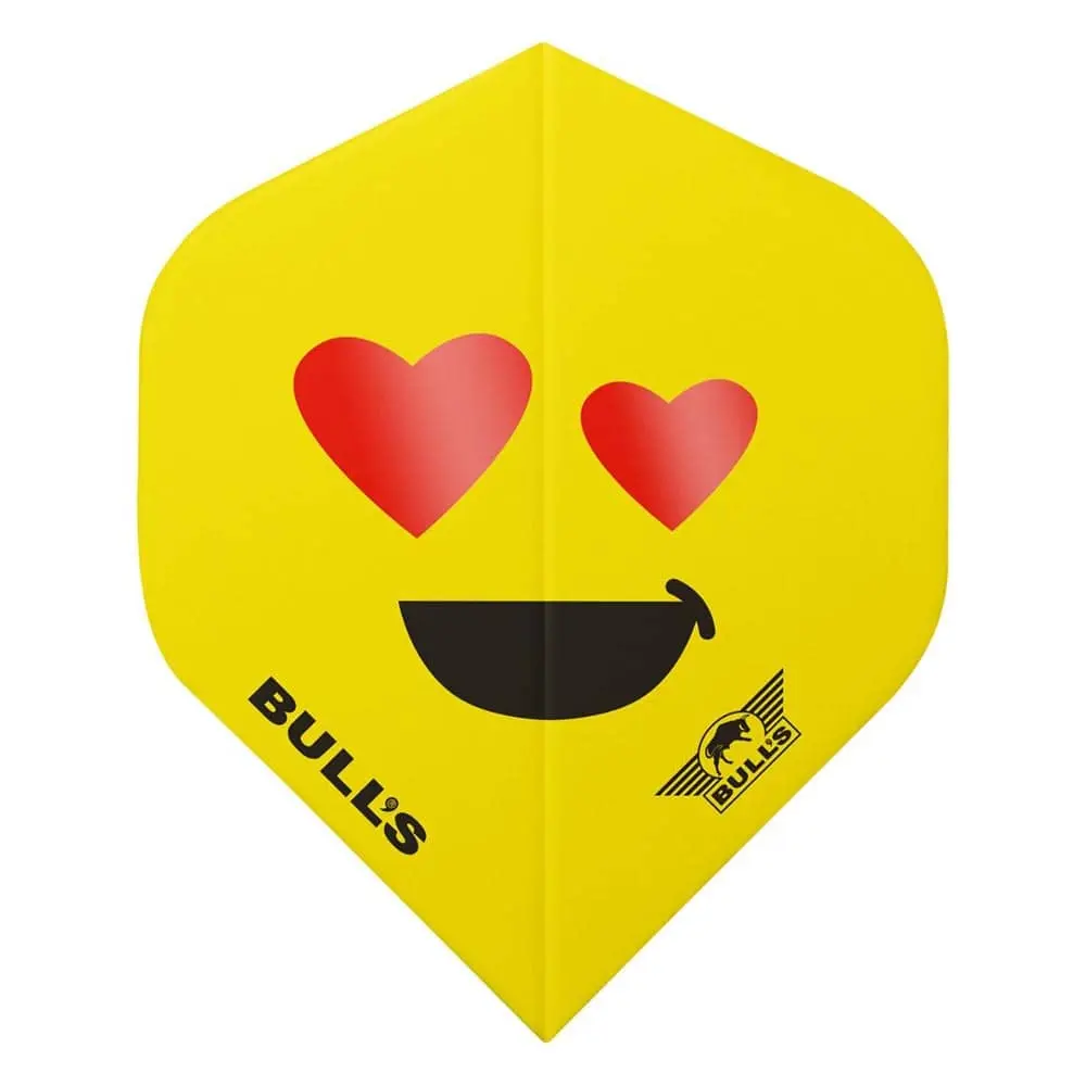 Plumas Bulls Darts Smiley 100 Heart-eyes Standard50892