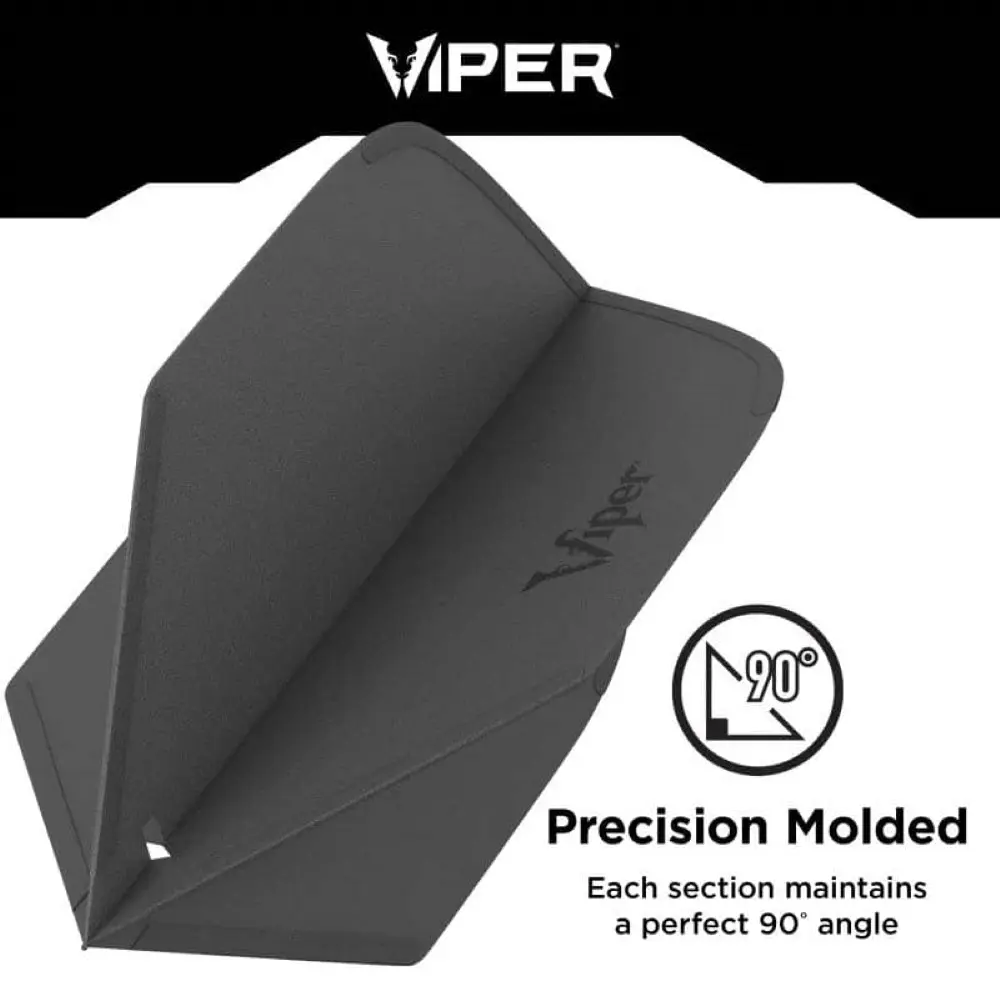 Pluma Dardos Viper Cool Flights Standard Black30-7725 vista 4
