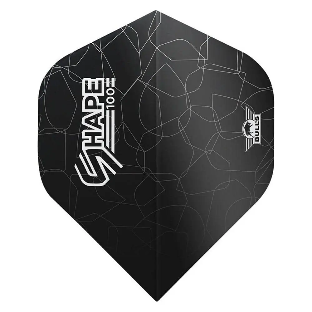 Plumas Bulls Darts Shape 100 Black StandardBU-50933