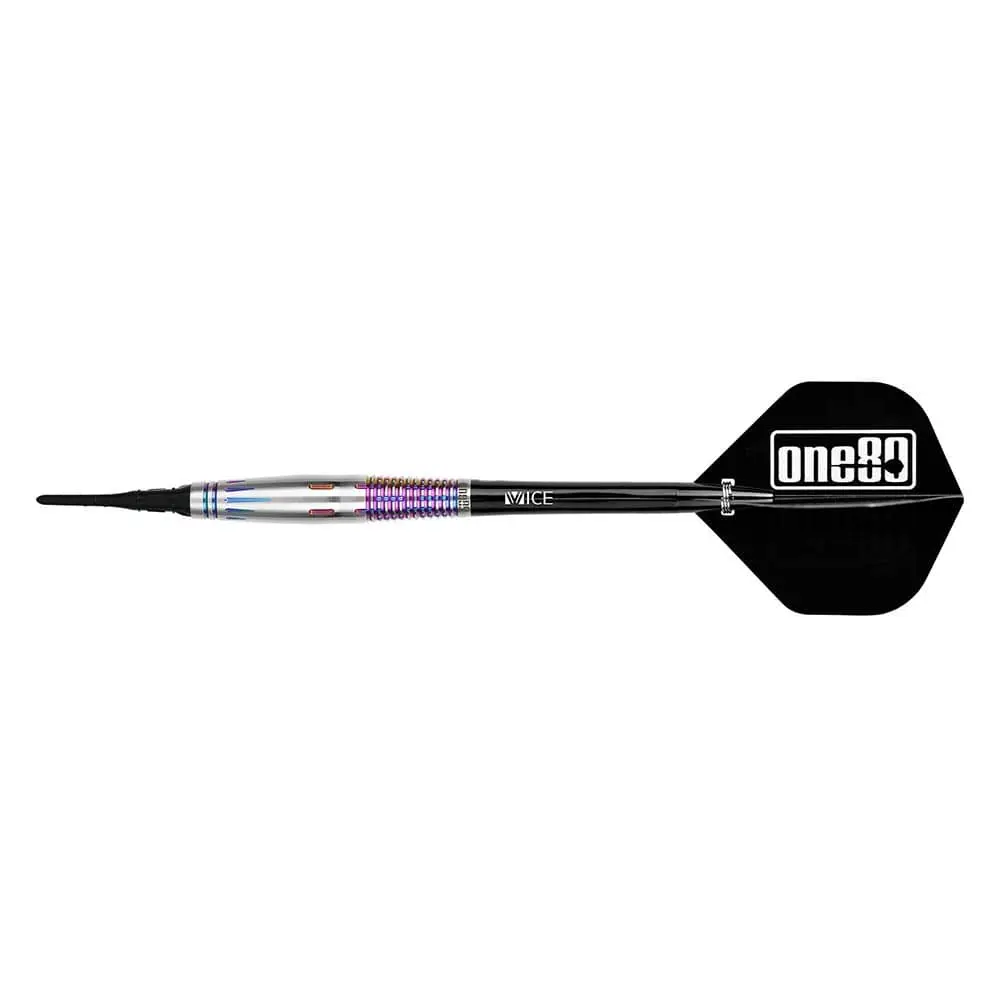 Dardos One80 Rafale Saori Miyamoto Rainbow 90% Tungsteno 19g Profesionales