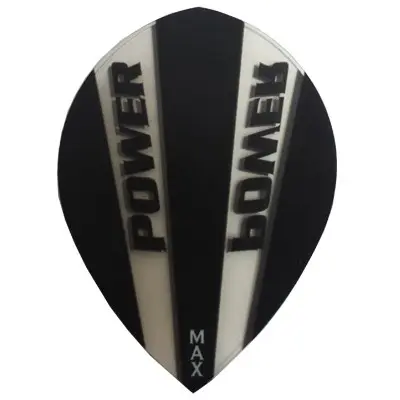 Plumas Power Max Oval Negra TransparenteF3639