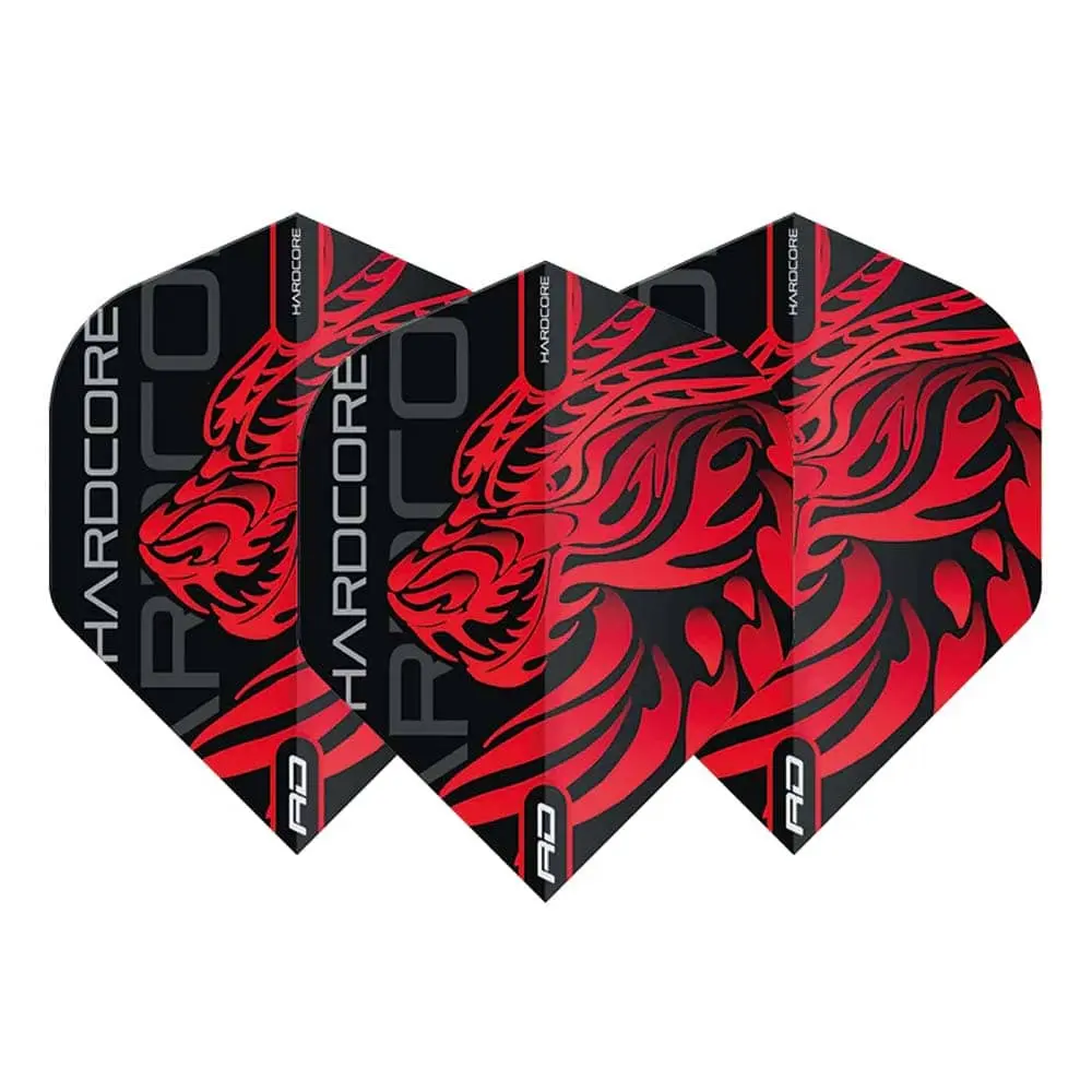 Plumas Flights Red Dragon Jonny Clayton Dragon Hardcore Standard vista 3