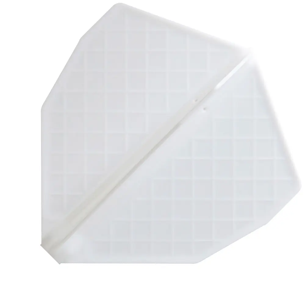 Plumas Cosmo Darts Flights Flight Pro S-6 White vista 3