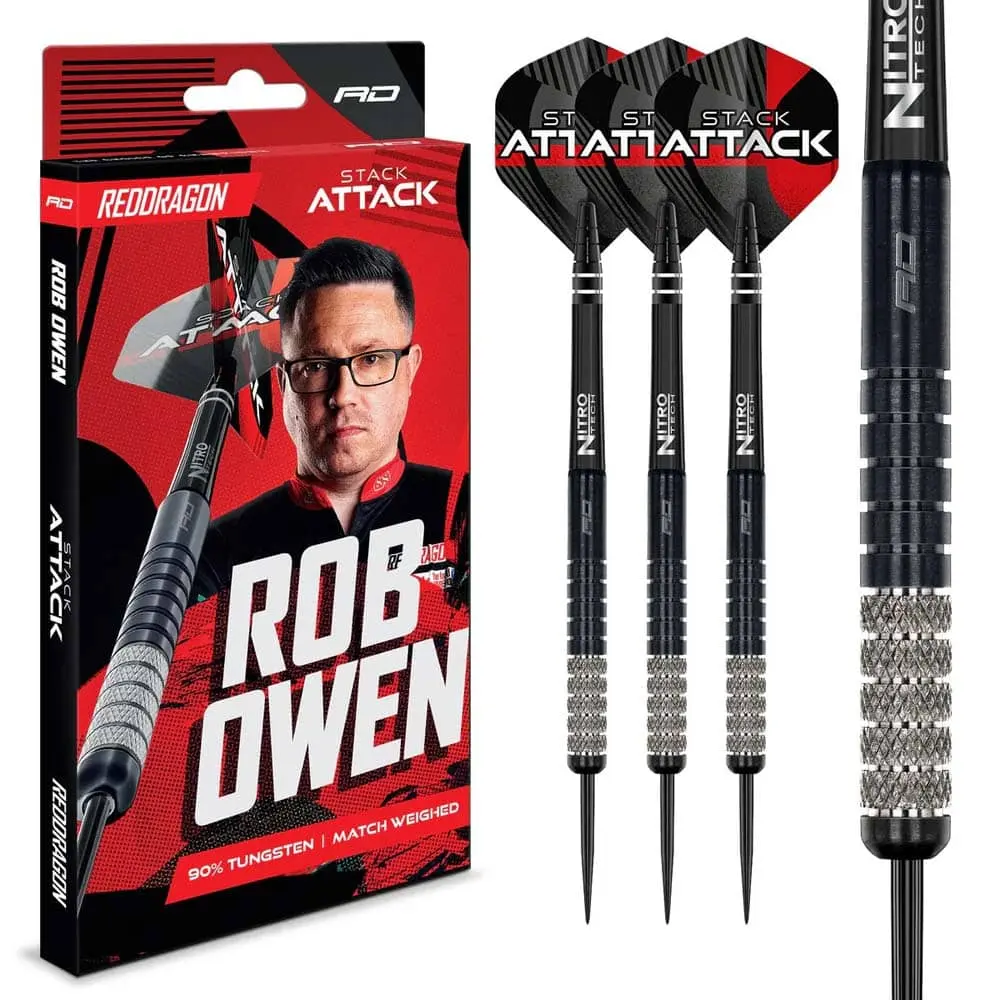 Dardos Red Dragon Rob Owen 90% 22g vista 2