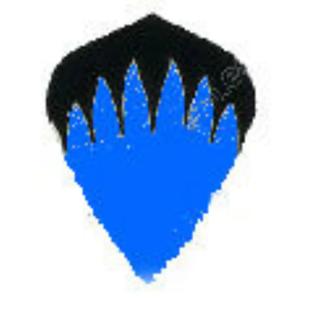Plumas Metalica Kite Metallica Azul
