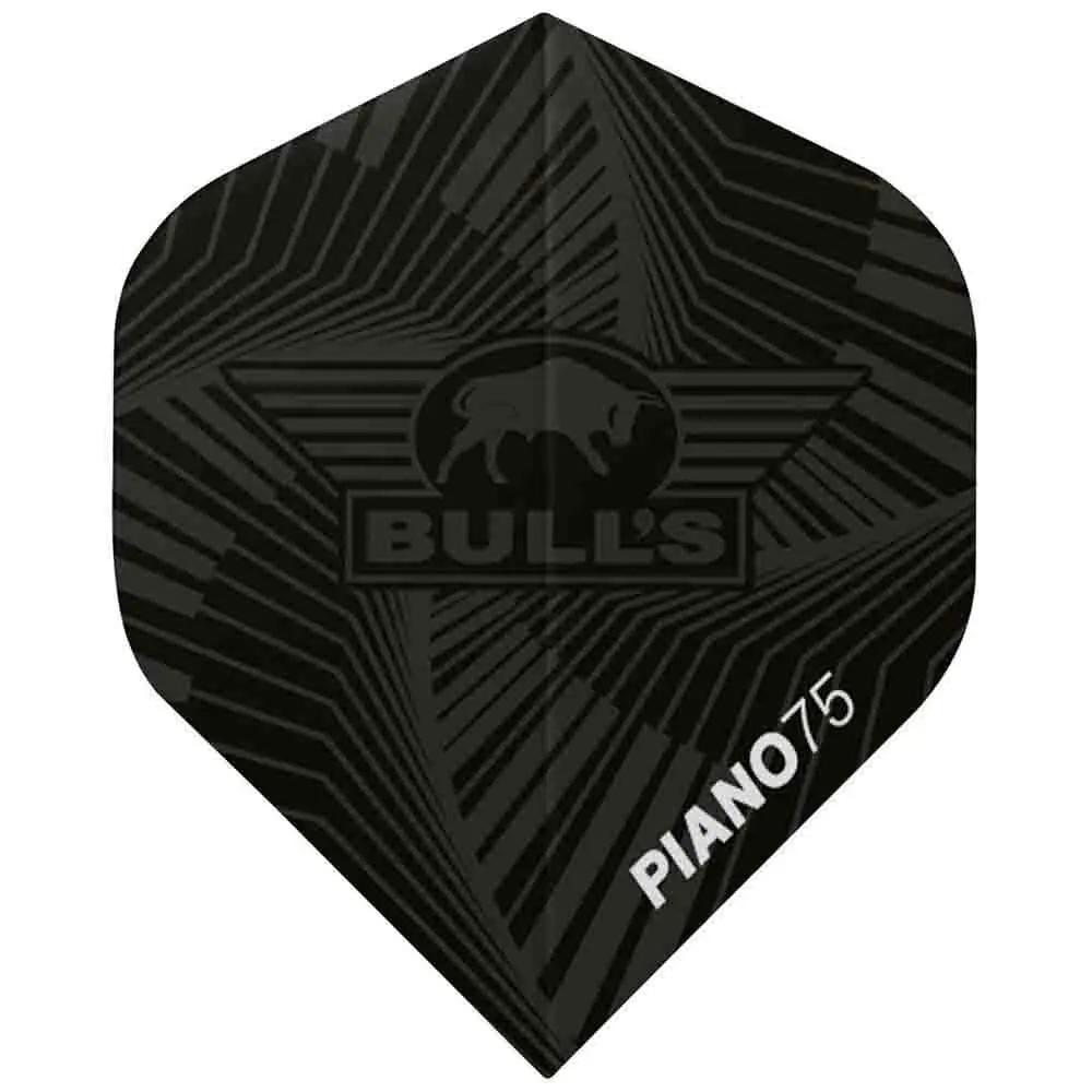 Plumas Bulls Darts Piano 75 No2 Standard NegroBU-50987
