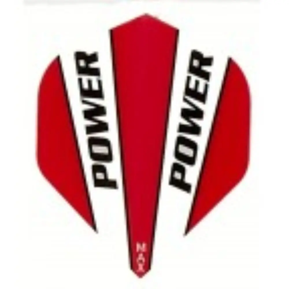 Plumas Power Max Standard Logo Roja/BlancaPX-106