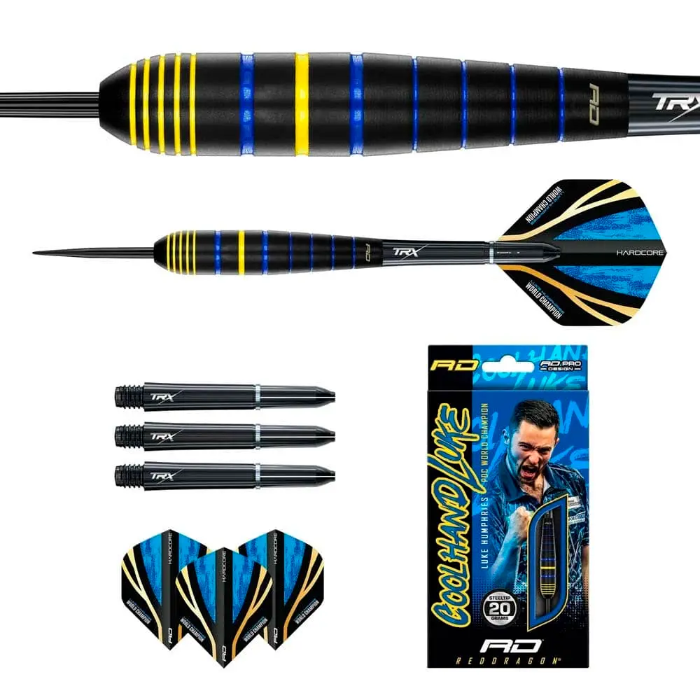 Dardos Red Dragon Luke Humphries World Champion Latón Punta de Acero 20g vista 5