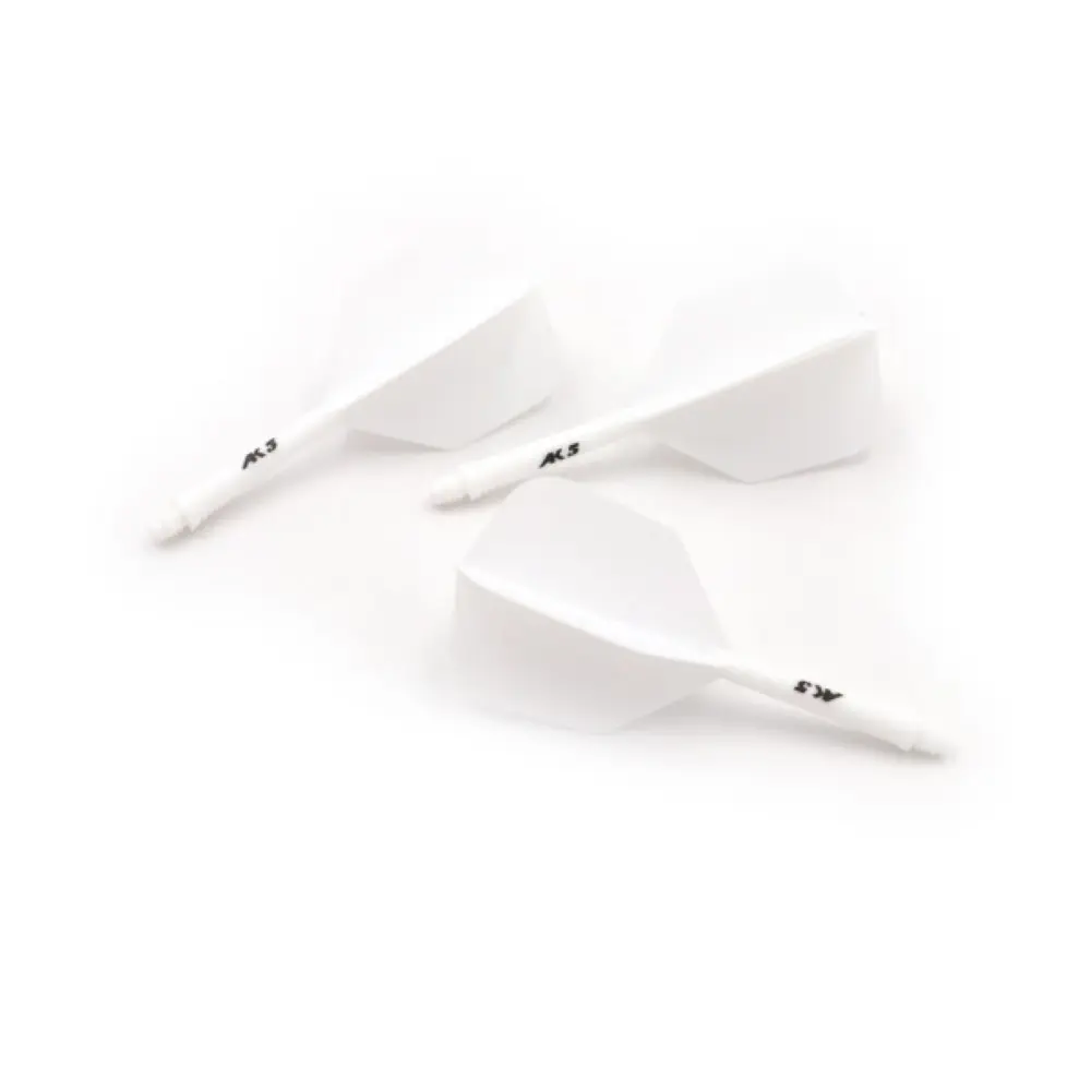 Plumas Cuesoul Flights AK5 Shape M BlancaCSAK-58YS vista 2