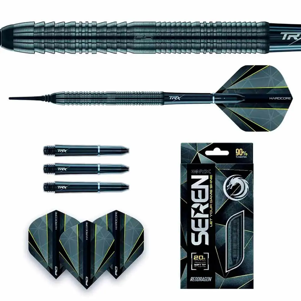 Dardos Red Dragon Seren Onyx 1 90% Tungsteno 20g Profesionales vista 5