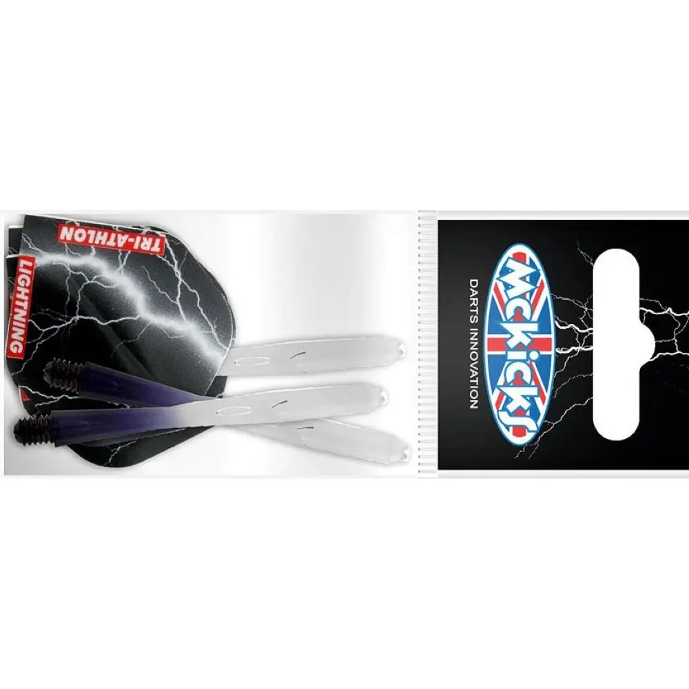 Sistema Cañas + Pluma Mckicks Thunder Lightning Black Flight Shaft SetMK-35100 vista 3