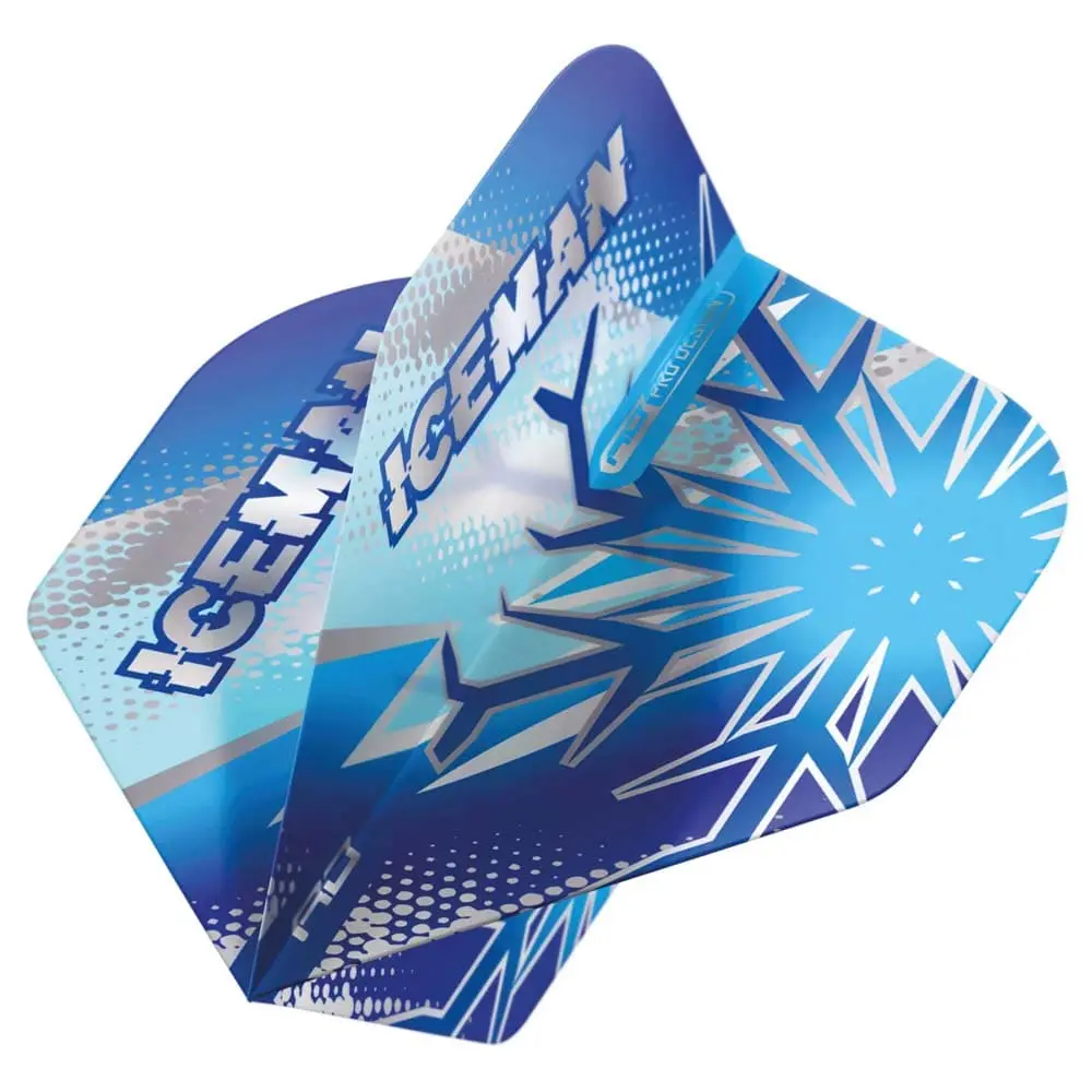 Plumas Flights Red Dragon Gerwyn Price Hardcore Premium Blue Flake Standard vista 2