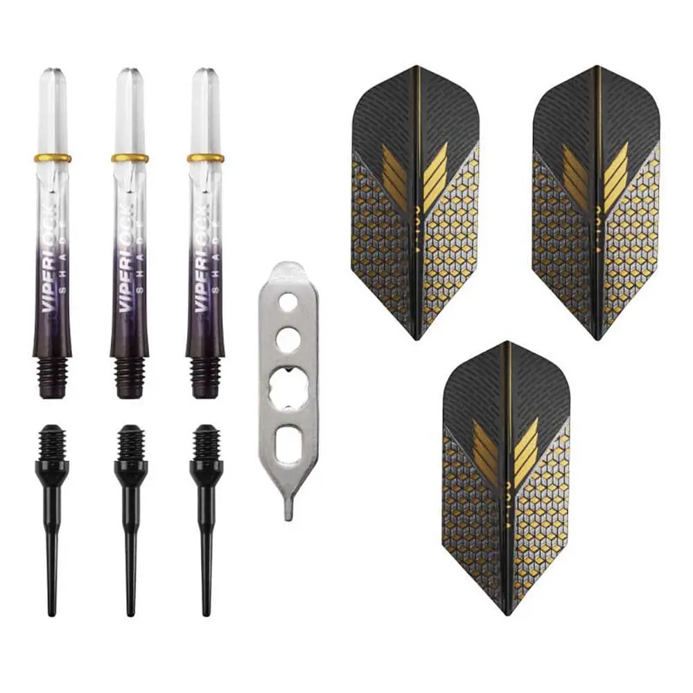 Dardos Viper Darts Wizard Blue/Black 20--18 Latón Iniciación vista 3