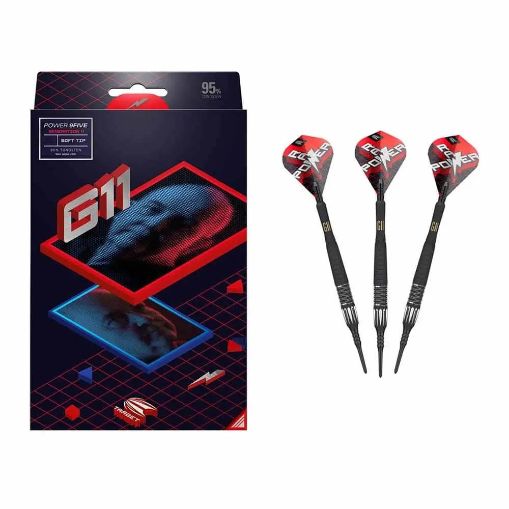 Dardos Target Darts Phil Taylor Gen11 Swiss 95% Tungsteno 20g Profesionales vista 5