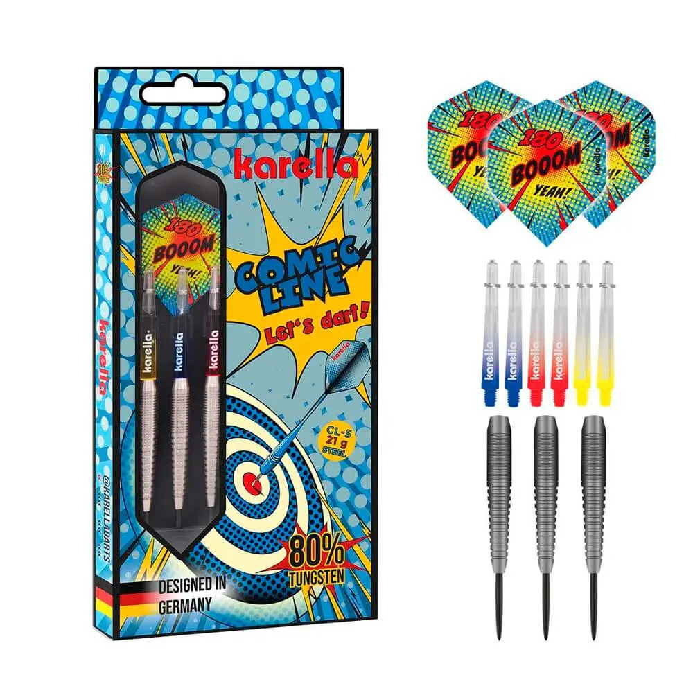 Dardos Karella Línea Comic CL-5 Steel 21gr8399.05 vista 2
