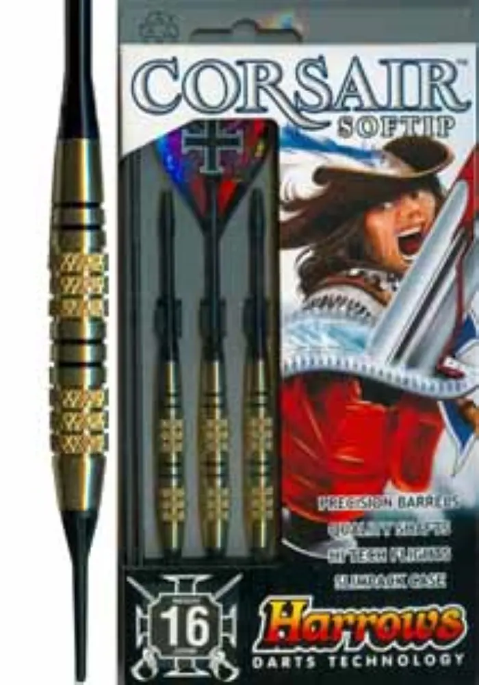 Dardos Harrows Corsair Black 16g vista 2