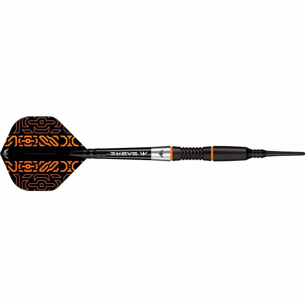 Dardos Mission Horizon Black PVD & Orange P.Plastico 90% Tungsteno 18g Profesionales