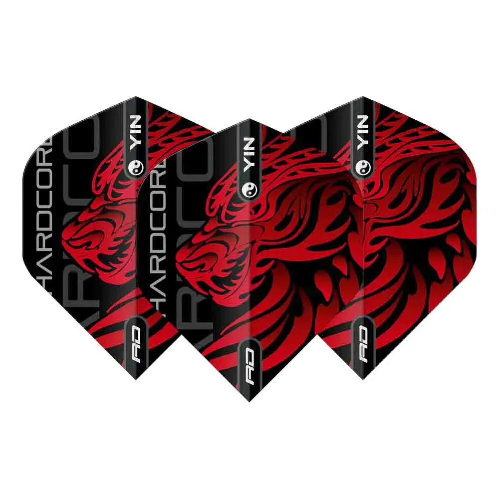 Plumas Flights Red Dragon Jonny Clayton Yin Yang 1 sets 3 plumas vista 2